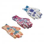 INBLOOM Набор садовых перчаток с нитрил.полуобливом, полиэстер, 3 пары, р.9, 23см, 31г, разноцветные