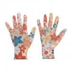 INBLOOM Набор садовых перчаток с нитрил.полуобливом, полиэстер, 3 пары, р.9, 23см, 31г, разноцветные