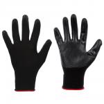 INBLOOM Перчатки садовые нейлоновые с нитриловым полуобливом, 23,5 см, 30 г