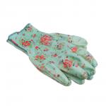 INBLOOM Перчатки садовые с нитриловым полуобливом, полиэстер, 9 размер, 23 см, 31 г, цветные