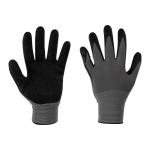 INBLOOM Перчатки с морщинистым латексным полуобливом р.10, 25см, полиэстер, 55г