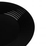 MILLIMI Бароло Тарелка подстановочная 26,6см черная опаловое стекло