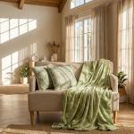 PROVANCE Мосс Плед микрофибра 180х200см, 100% полиэстер, 2 дизайна