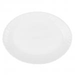 MILLIMI Бьянко Плюс Блюдо овальное 24см опаловое стекло