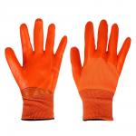 INBLOOM Перчатки садовые с ПВХ полуобливом, полиэстер, р.9, 25см, 75г