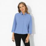 Блуза , носи её каждый день, Твой личный тренд (голубая)