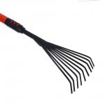 INBLOOM Грабли садовые телескопические 77-103х12см, 9 зубьев, металл, пластик