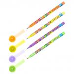 Карандаш сегментный Мульти-Пульти Енот в городе, с ластиком, ассорти, КС_53325