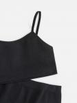Комплект детский для девочек ((1)топ и (2) шорты) Mohana черный