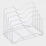 Держатель для крышек и разделочных досок Доляна, 26?16?22 см, белый