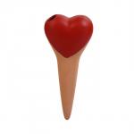 Автополив для комнатных растений «Сердечко», 14?4.6 см, керамика, набор 4 шт., МИКС