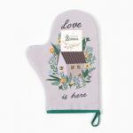 Варежка - прихватка «Доляна. Милый дом», 20?28 см, ватин 250 г/м?