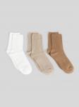 Носки жен. в наборе из 3 пар Sabien бежевый