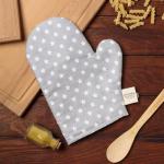 Варежка - прихватка «Этель. Звёзды», 20?28 см, сатин 110 г/м?