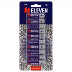 Батарейка Eleven AA (R6) солевая, BC10, 376036