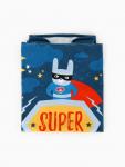 Полотенце - пончо детское махровое LoveLife Super Hero, 60?120 см, 300 г/м, синее