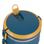 Ланч-бокс, 650 мл, сохраняет тепло 2 ч, нержавеющая сталь, бирюзовый