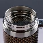 Термокружка TAKE IT EASY «Великан.Рептилия», 450 мл, 16?8 см, сохраняет тепло 2 ч, сито, нержавеющая сталь