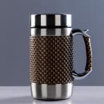 Термокружка TAKE IT EASY «Великан.Рептилия», 450 мл, 16?8 см, сохраняет тепло 2 ч, сито, нержавеющая сталь