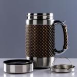 Термокружка TAKE IT EASY «Великан.Рептилия», 450 мл, 16?8 см, сохраняет тепло 2 ч, сито, нержавеющая сталь