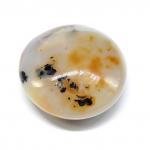 Галька из агата дендритового 71*68*35мм, 231г