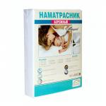 Наматрасник непромокаемый Бережный, размер 90?200/20, натяжная мембрана, хлопок 80%, полиэстер 20%