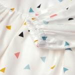 Платье для девочки KAFTAN с воротником, белое, рост 110-116 см