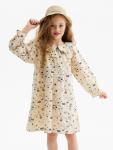 Платье для девочки KAFTAN, бежевое, рост 86-92 см