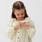 Платье для девочки KAFTAN: Summer cotton на пуговицах, цвет молочный, рост 86-92 см
