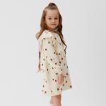 Платье для девочки KAFTAN: Oranges, бежевое, рост 134-140 см