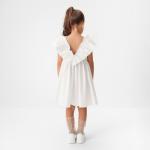 Платье для девочки KAFTAN «Бабочка», белое, рост 98-104 см