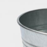 Ведро хозяйственное оцинкованное с ручкой, 1 л, ГОСТ