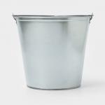 Ведро оцинкованное хозяйственное с ручкой, 15 л, d=33.5 см, h=30 см, ГОСТ