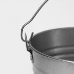 Ведро оцинкованное хозяйственное с ручкой, 5 л, d=21 см, h=20.5 см, ГОСТ