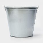 Ведро оцинкованное хозяйственное с ручкой, 7 л, d=24 см, h=24 см, ГОСТ