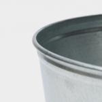 Ведро оцинкованное хозяйственное с ручкой, 7 л, d=24 см, h=24 см, ГОСТ