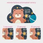 Коврик диатомитовый Доляна Cute Bear, влаговпитывающий, 49?78 см, серый