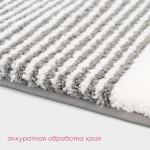 Коврик Доляна Stripes, 40?60 см, серый