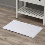 Коврик для ванной и туалета SAVANNA, полиэстер, 80?50 см, молочный