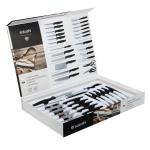 SATOSHI Малон Набор ножей кухонных 24пр