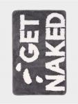 Коврик Доляна Get Naked, 50?80 см, микрофибра, темно-серый