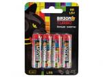 Батарейка BIKSON TURBO LR6-4BL, 1,5V, АА, 4шт блистер арт. BN0537-LR6-4BL алкалиновая (цена за 1шт.)