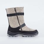 св.серый сапоги мужская Войлок