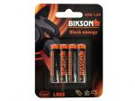 Батарейка BIKSON Black Energy LR03-4BL,1,5V, АAА, 4шт,блистер арт.BN0550-SLR03-4BL (цена за 1 шт.)