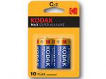 Батарейка KODAK MAX LR14-2BL (KC-2) (20/200/7200) (цена за 1 шт.)