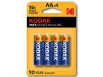 Батарейка KODAK MAX LR6-4BL (KAA-4) (48/240/27360) (цена за 1 шт.)