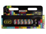 Батарейка BIKSON TURBO LR6-12SB, 1,5V, АА, 12шт, арт. BN0539-LR6-12SB акалиновая (цена за 1 шт.)