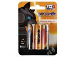 Батарейка BIKSON LR6-3BL, 1,5V, АА, 3 шт. блистер, LR6, арт. BN0536-LR6-3BL (цена за 1 шт.)