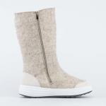 бежевый сапоги женская Войлок