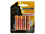 Батарейка BIKSON LR6-4BL, АА, 1,5V, 4шт, блистер арт. BN0503-LR6-4BL, алкалиновая (цена за 1 шт.)